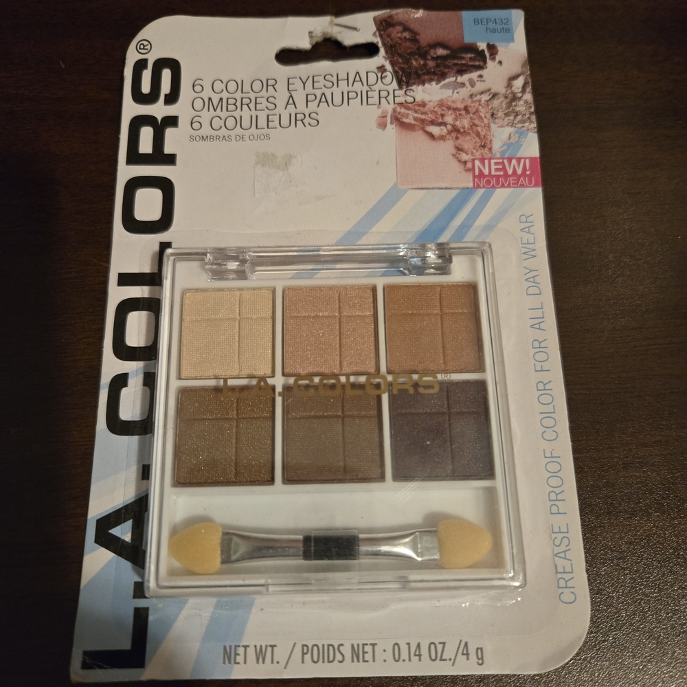 LA Colors 6-Color Eyeshadow Palette
